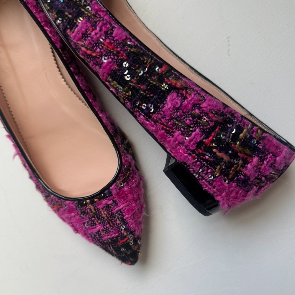 J. Crew Pink and Black Flats - Picture 15 of 16